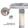 Pawscoo Cat Tree Condo Pet Play House 58.5 Inch