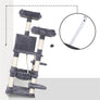 Pawscoo 58-inch Luxurious Multi-Level Cat Tree Condo