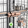 Pawscoo 63-inch Iron Rolling Extra Large Bird Cage - Pawscoo