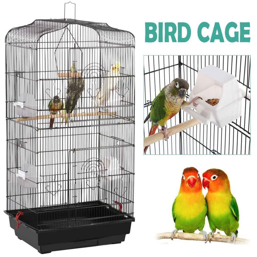 Bird Cage Hanging Basket with Liner - YardZooks
