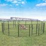 Pawscoo 32-inch 16 Panel Dog Playpen - Pawscoo