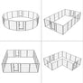 Pawscoo 32-inch 16 Panel Dog Playpen - Pawscoo