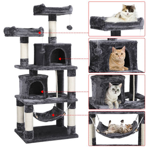 Pawscoo Cat Tree Tower 57 Inch