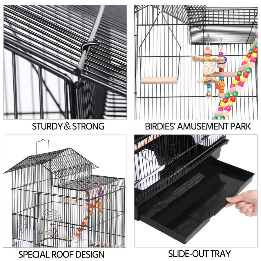 Pawscoo Parrot Cage 39 Inch