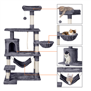 Pawscoo 62-inch Extra Large Cat Tree Condo