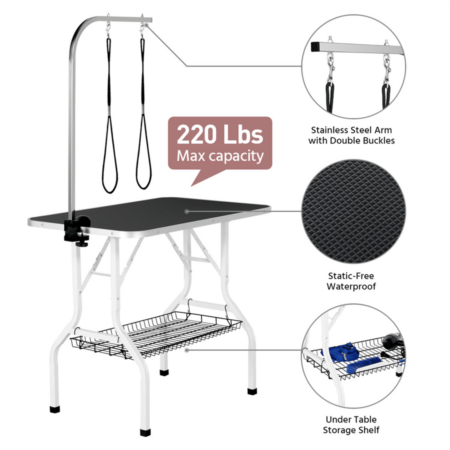 Pawscoo 36-inch Dog Grooming Table - Pawscoo