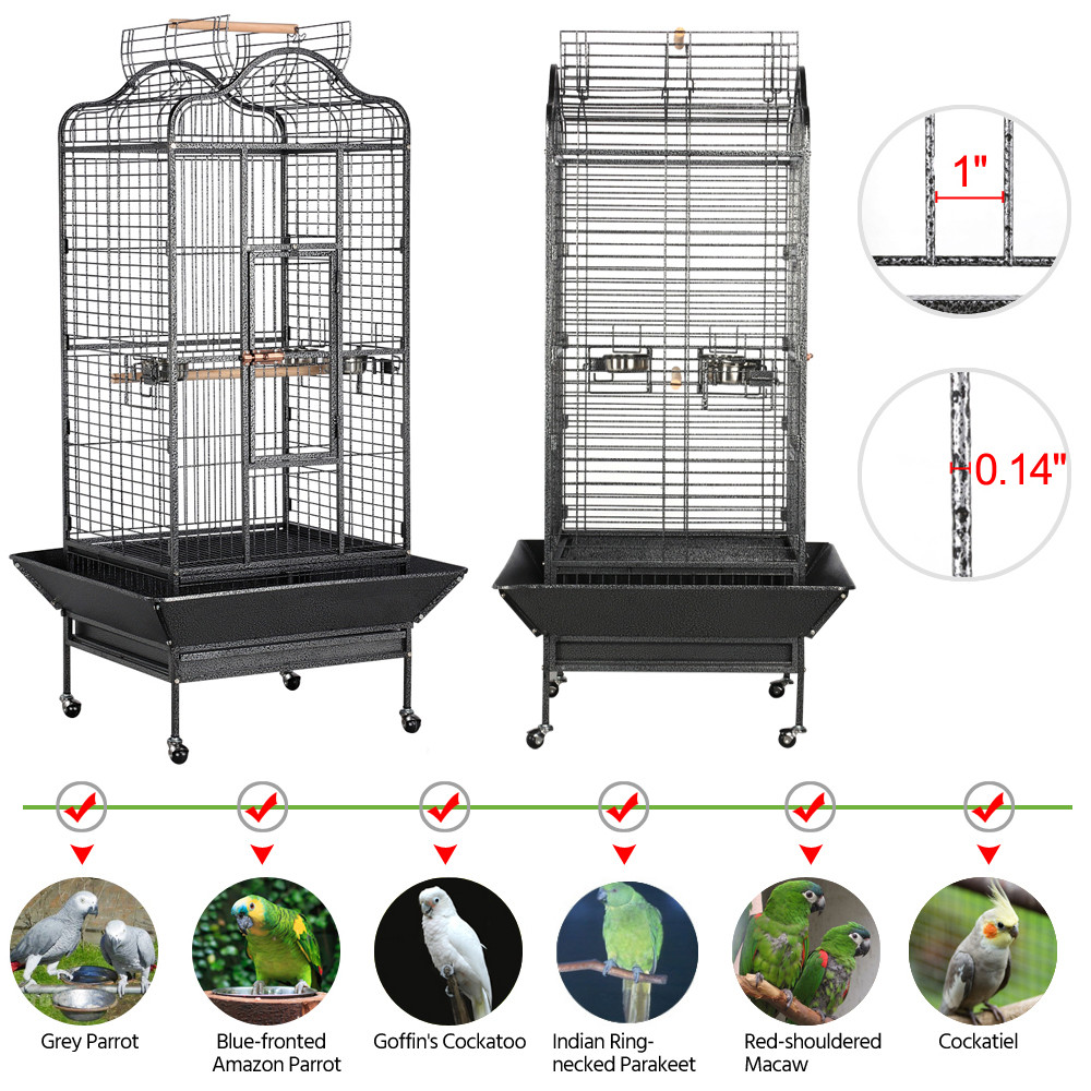 Pawscoo Large Parrot Cage 63 inch