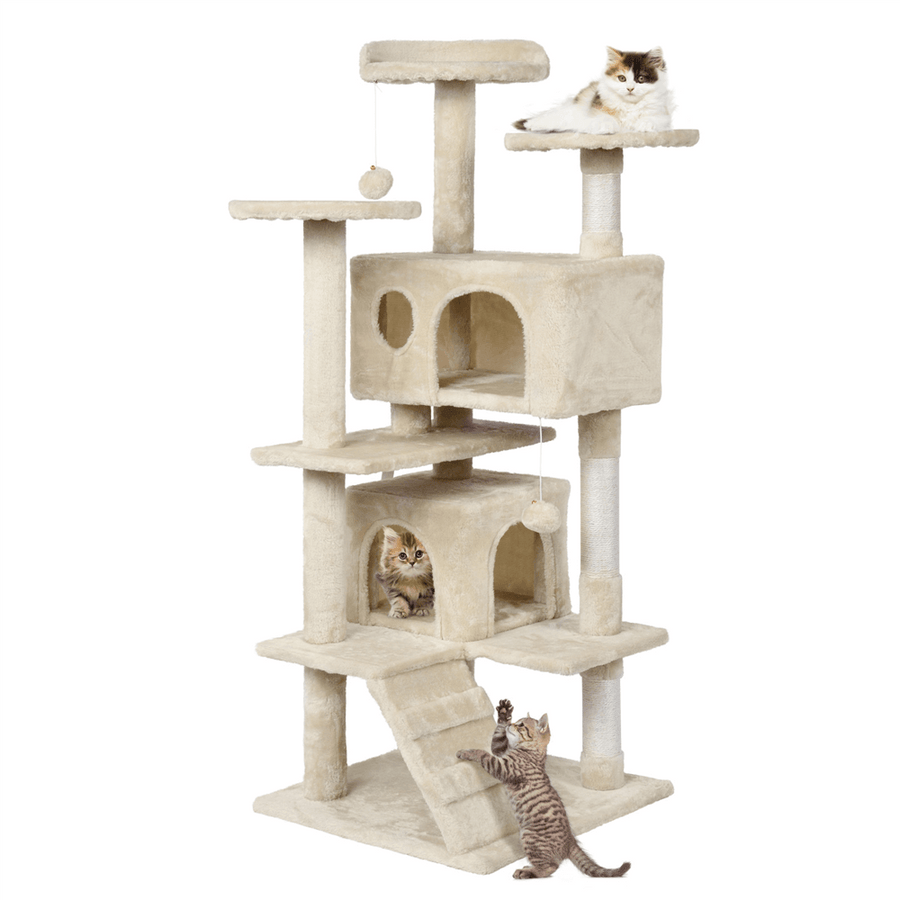 Pawscoo 51-inch Kitten Tree Tower - Pawscoo